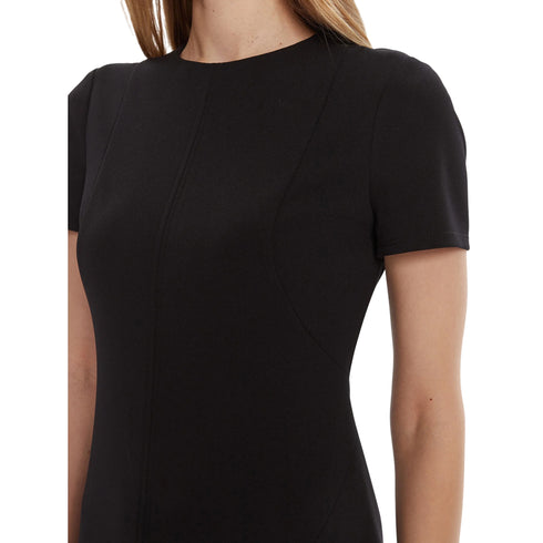 Abito Donna corto, con scollatura girocollo e zip posteriore